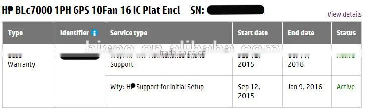 681842-B21 BLC7000 1PH 6P/S 10FAN 16 ICE Enclosure