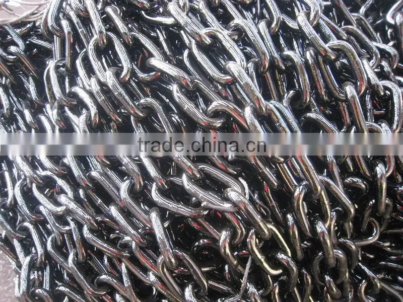 black painted strong high strength lifting chain