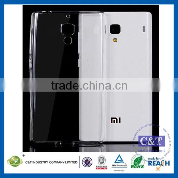 C&T Crystal Clear Ultrathin Slim TPU Back Cover Protective Case for xiaomi redmi 1s cover