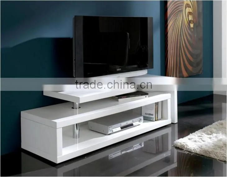 TV-3002 White Flexible TV Stand