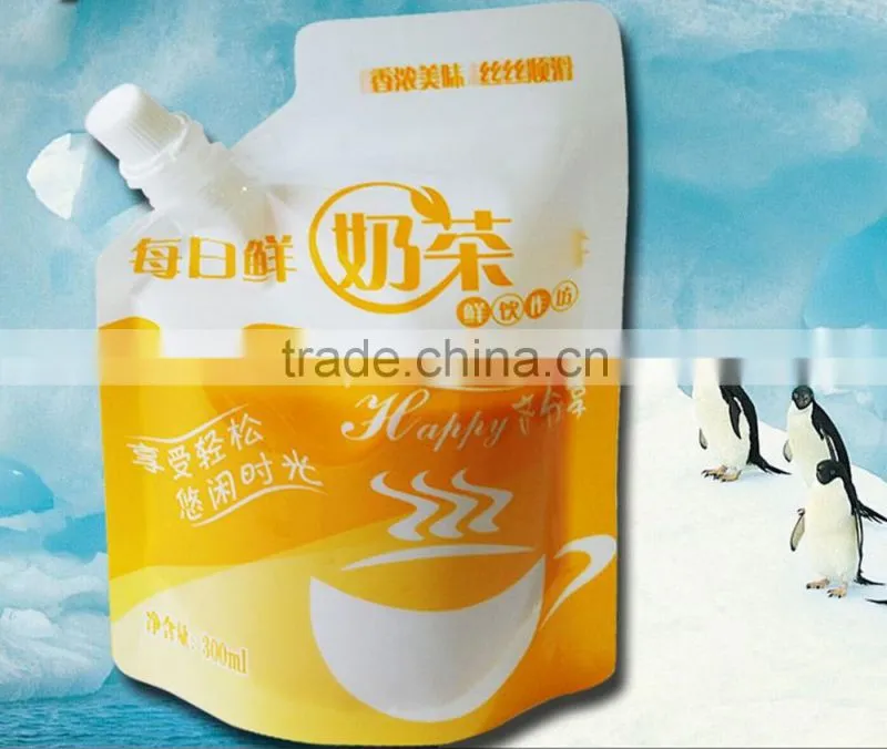 spout pouch/stand up pouch with spout/liquid stand up pouch with spout