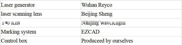 Metal/steel/gold/silver/logo/PCB/keyboard fiber laser marking machine price / portable laser marker