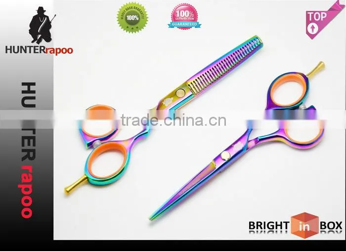 HUNTERrapoo Professional 6.0 inch Hair Cutting Shears Set.Stainless Steel Barber Scissors