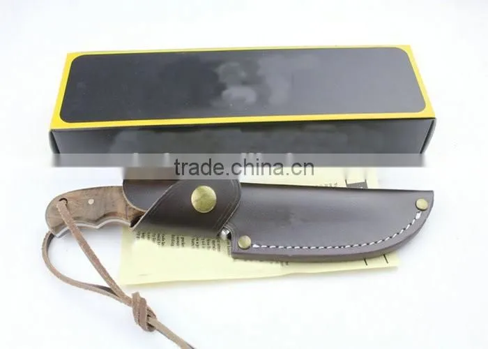 OEM handmade Wood Hunting Survival Knife