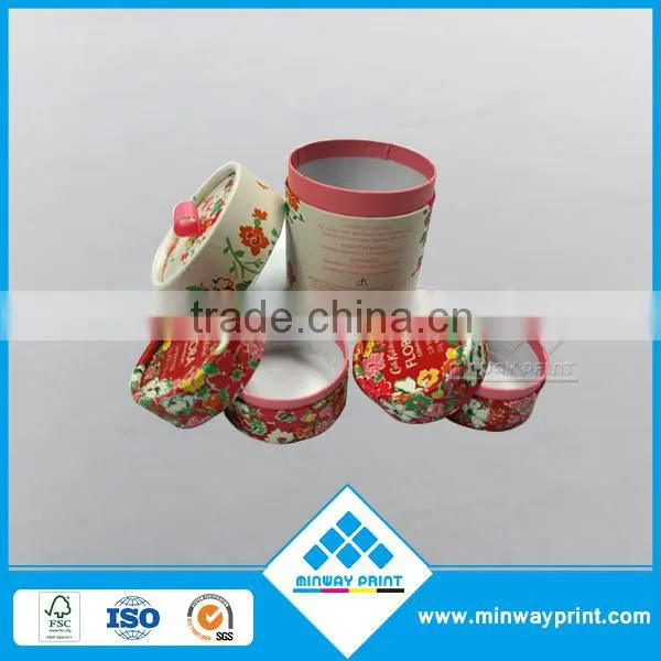 Plain white paper tube packaging costom design available