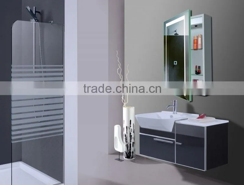 LED Mirror Cabinet with Sensor, Demister and Shaver for modern bathroom