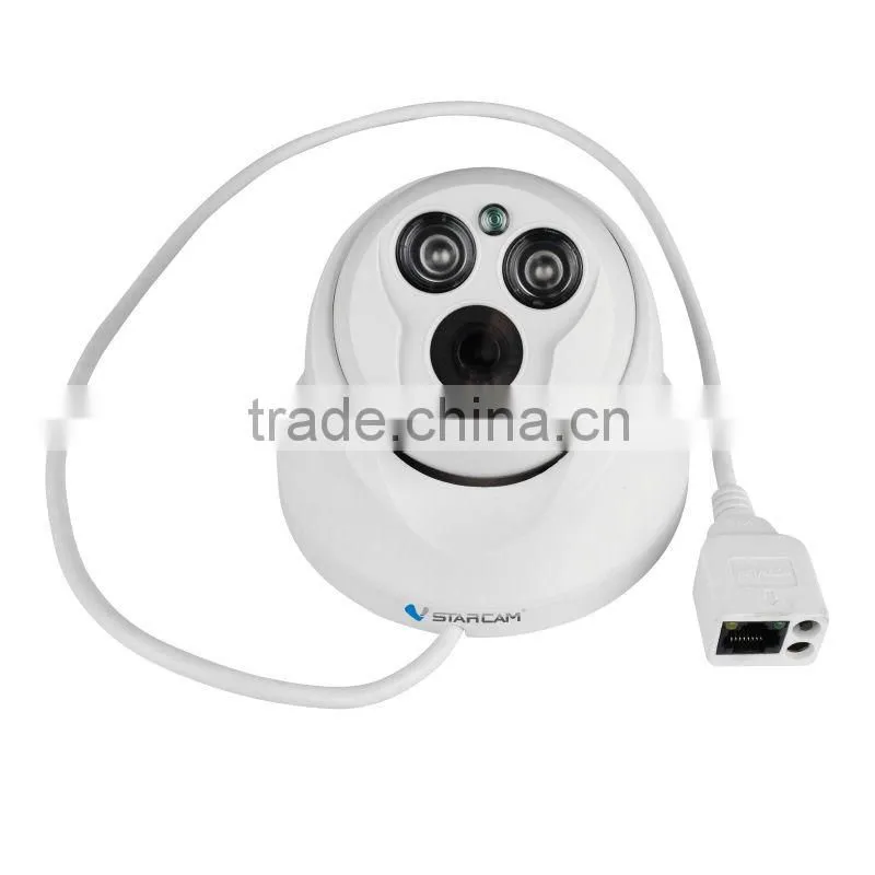 New H.264 PnP HD home security camera wired ip dome camera