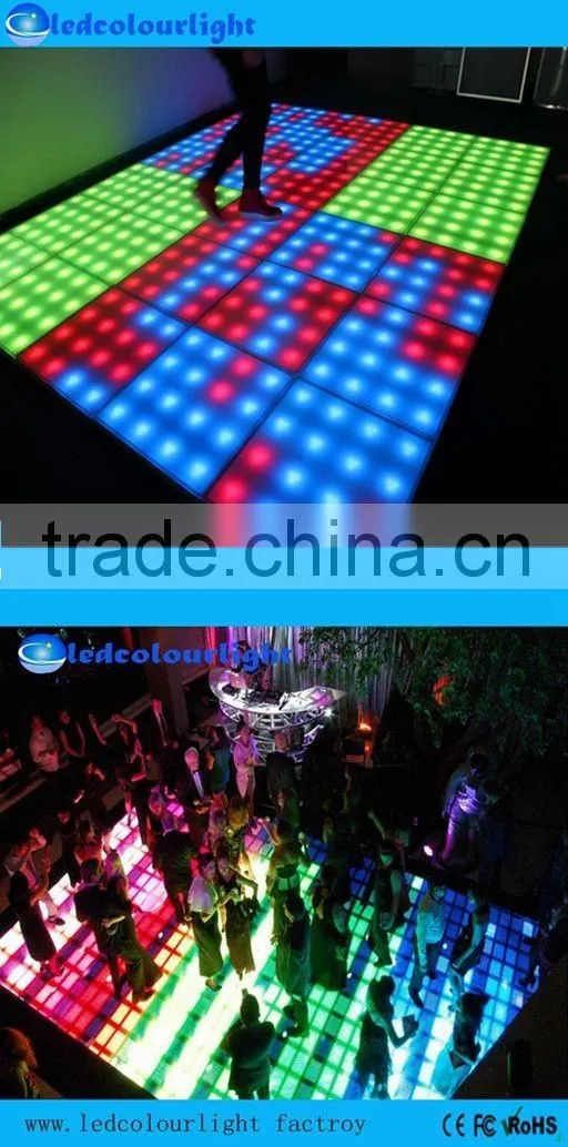Ledcolourlight 50x50cm led dance floor/DJ nightclub dmx dance floor light