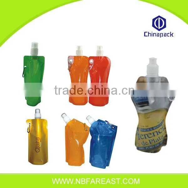 High quality oem cheap new design colorful foldable water bottle