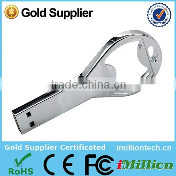 Customized branded metal usb bottle opener