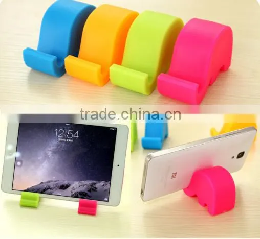 Nice design portable multifunctional universal mini elephant cell phone holder /mobile phone stand