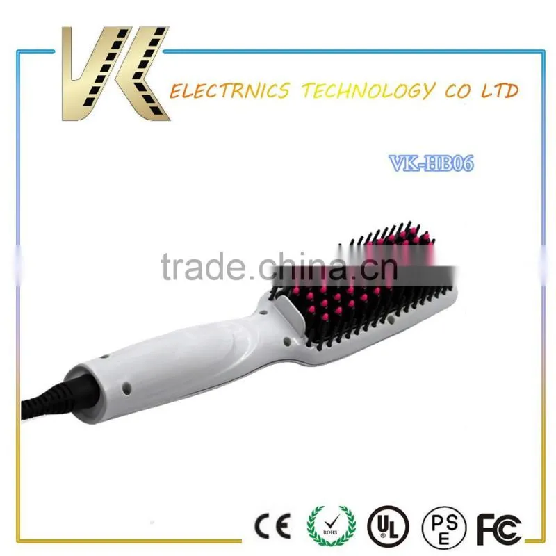 Salon Use Electric Flat Irons Wholesale Iron Hair Brush Straightener With LCD Display