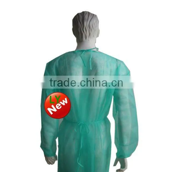 2012 light green fashion medical dressing lab gowns