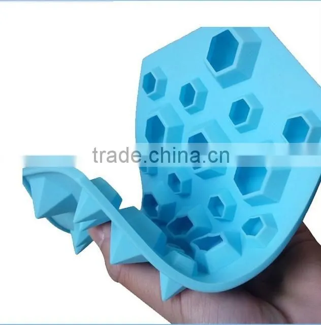 2016 Summer diamond silicone ice cube tray,ice cream machinery