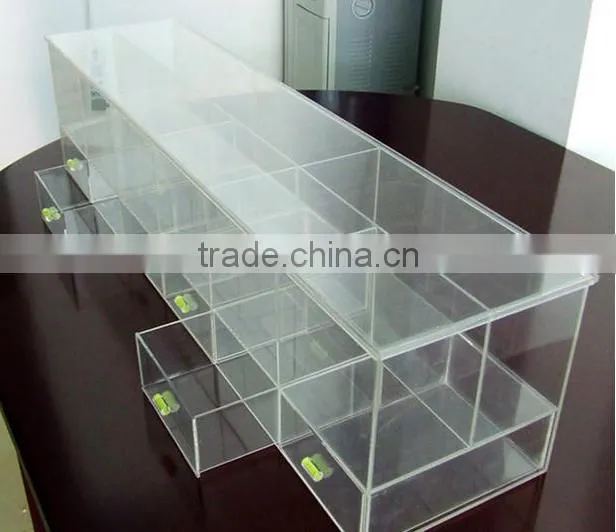 with 6 drawer acrylic storage box clear plastic box
