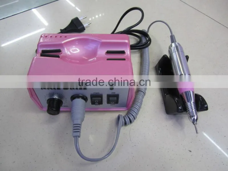 Sweet Pink Nail Art Equipment Manicure Tools Pedicure Acrylics Pink Electric Nail Drill Pen Machine Set Kit