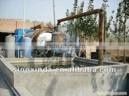 Green project! Used rubber/plastic into diesel oil machine