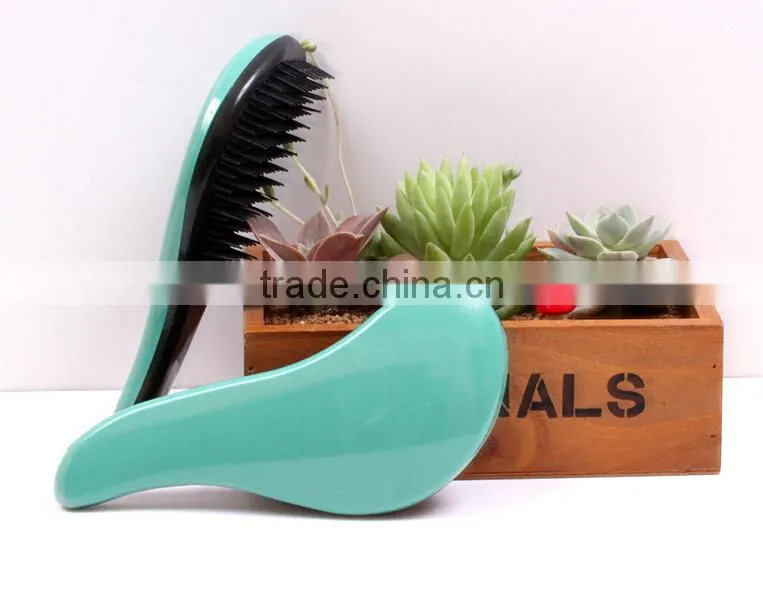 2015 New Design Professional Hot Selling Colorful Customized Head Massage Hair Comb
