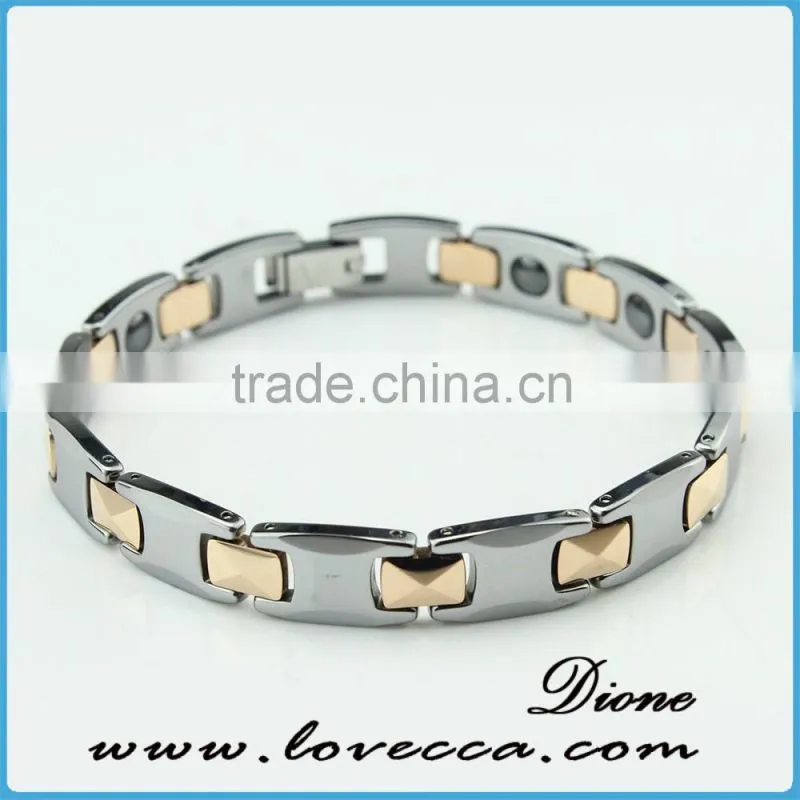 Black tungsten fashion jewelry health blood circulation bracelet for sale