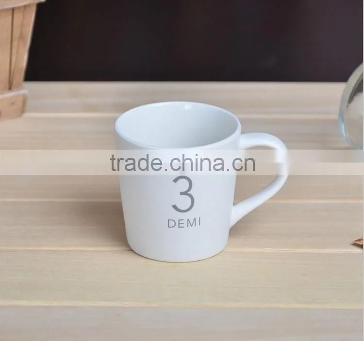 White 11OZ Custom Coffee Porcelain Cups Wholesale
