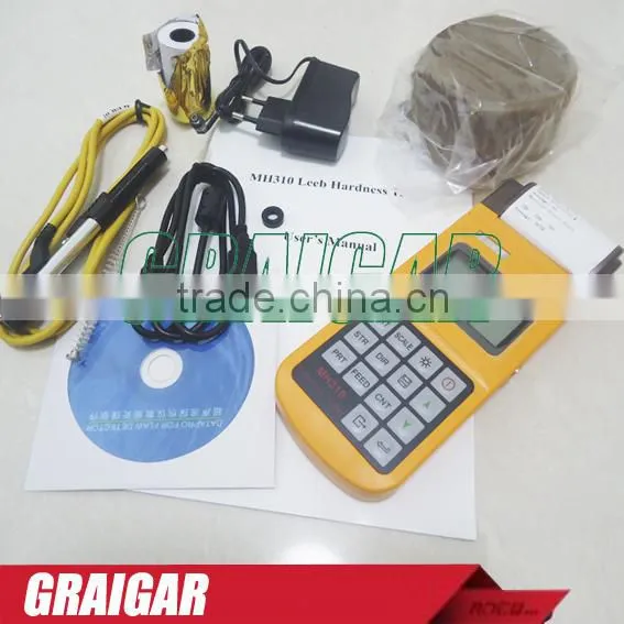 Portable Leeb Hardness Tester/Meter/Gauge MH310 Measure metallic materials,HRB, HRC, HV, HB, HS, HL
