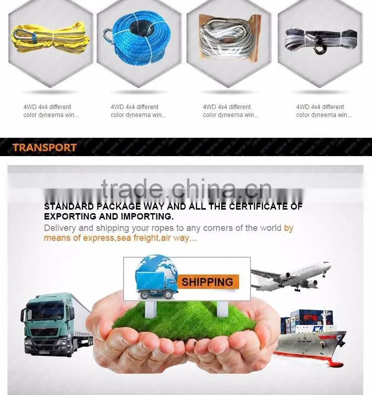 China wholesale Customized For pulling or lifting Popular winch bar rope