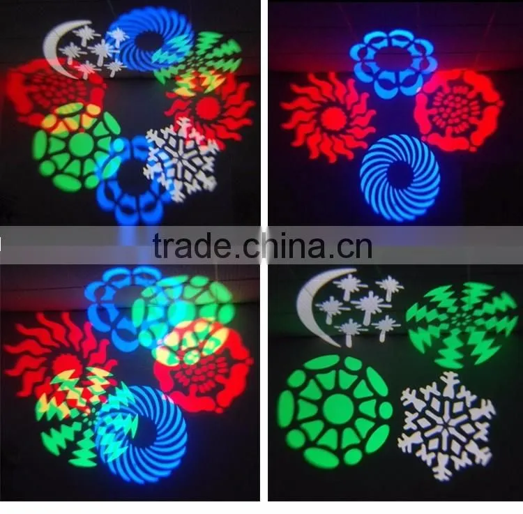 Good quality Stage Effect 8 * 3W LED Rotating Gobo Light