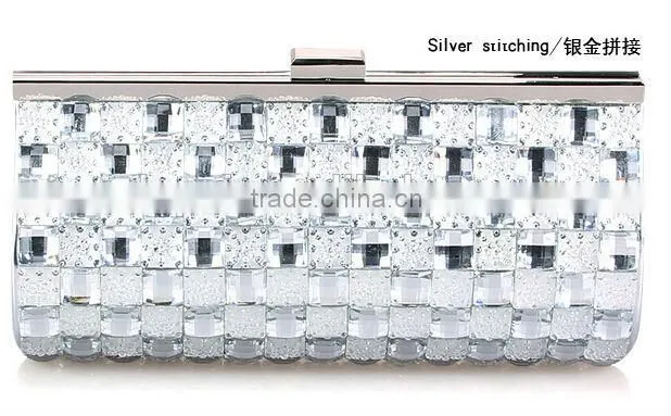 2015 crystal and rhinestone evening bags fashion clutch bag