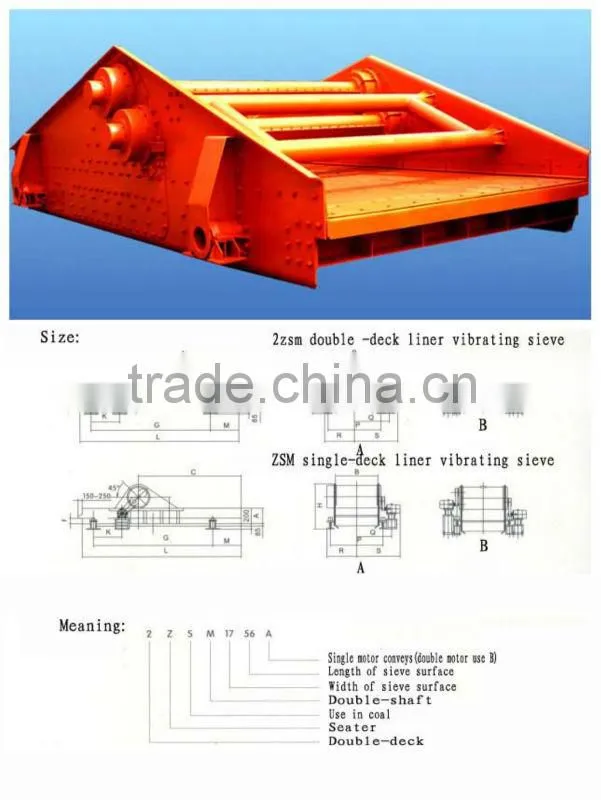2015 Chinese New Product Vibration Screen For Quartz Sand