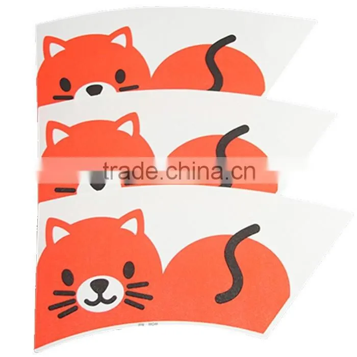 Hangzhou Lvyang/GoBest high quality 2oz paper cup fan/paper blank/paper sheet