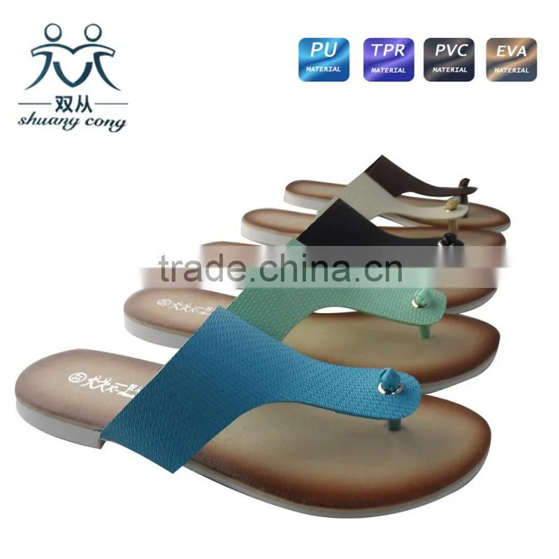 China shoe factory hot sale slipper flip flop for lady women