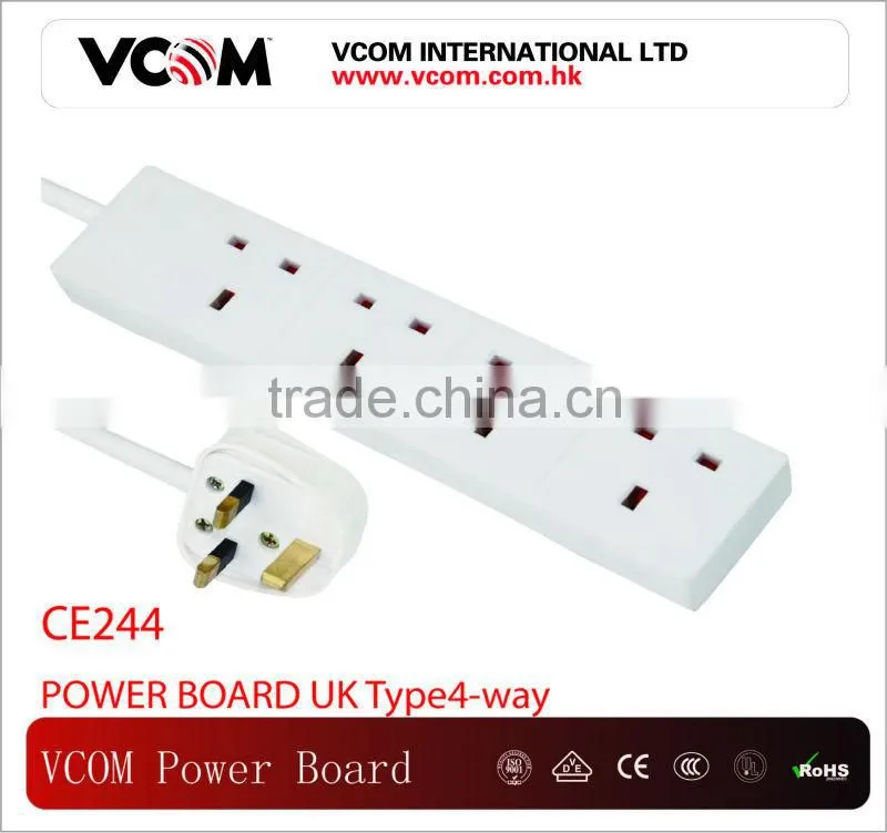 High Qualith EU type with cable 1.5M Power Strip