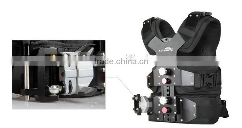 Factory supply LAING merlin arms dslr camera stabilizer steadycam with carbon fiber sled loading 8kg camera