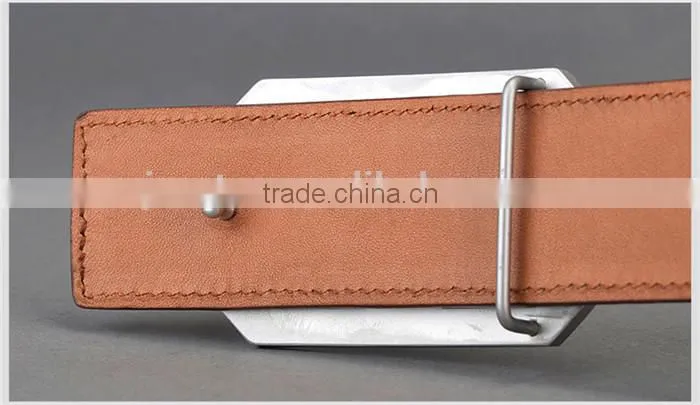 Classic Handmade Men Genuine Crocodile Leather Belt Black with Stainless Steel Buckle