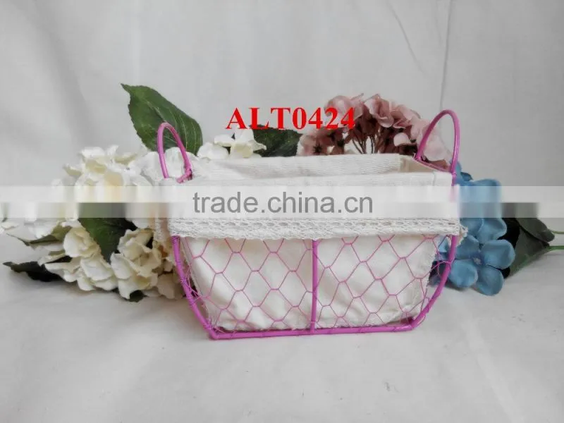rectangle cheap wire basket metal basket
