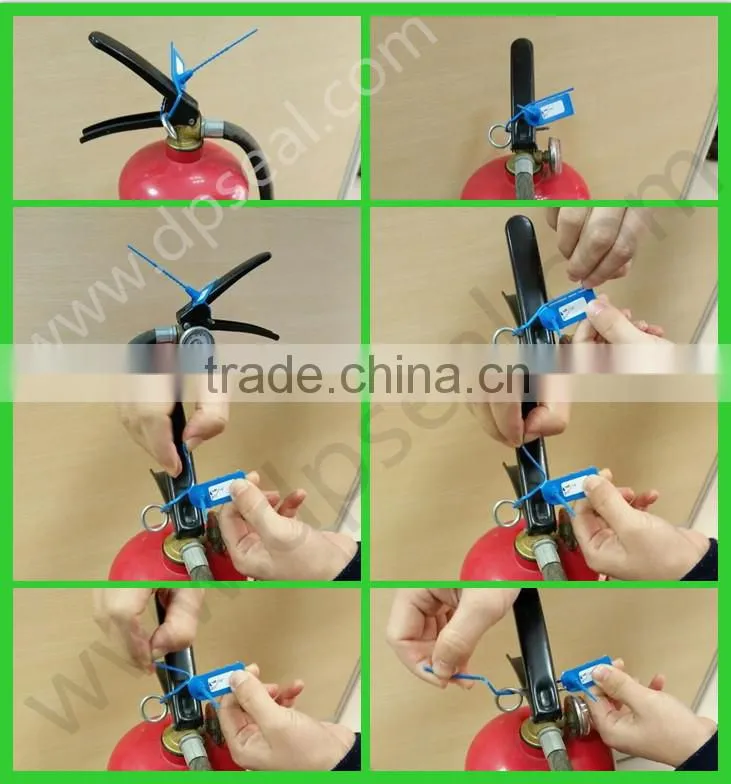 China courier security seals Alock Plastic Pull up security seals DP-210FY