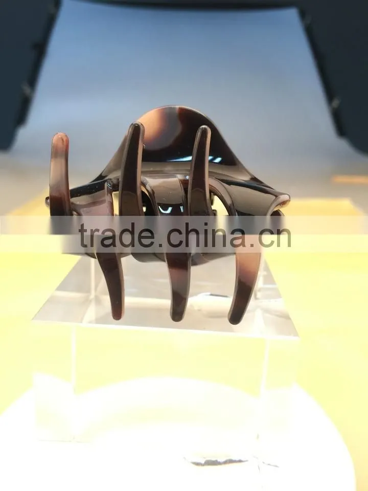 Wholesales women hair jewelry hair decoration luxury hair claw celluloid acetate sheet hair claws jaw clips