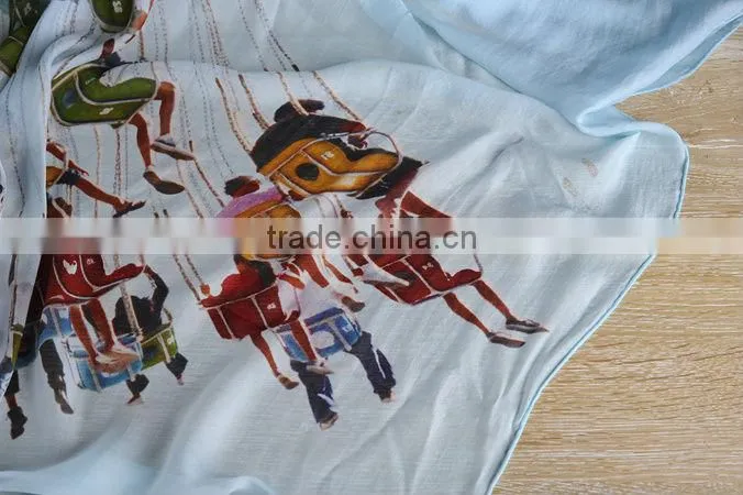 Fashion Custom Design Chiffon Shawl