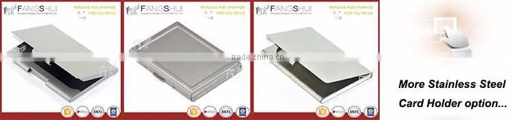 Pu credit card holder leather business card holder cheap wholesale