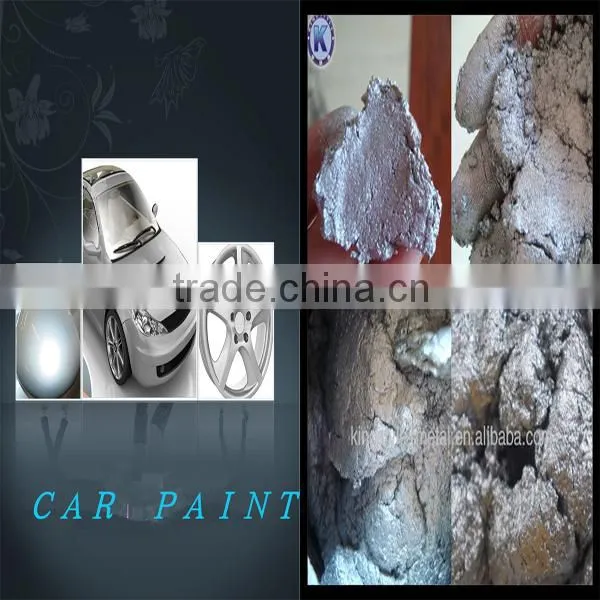 High-leafing aluminum paste for car