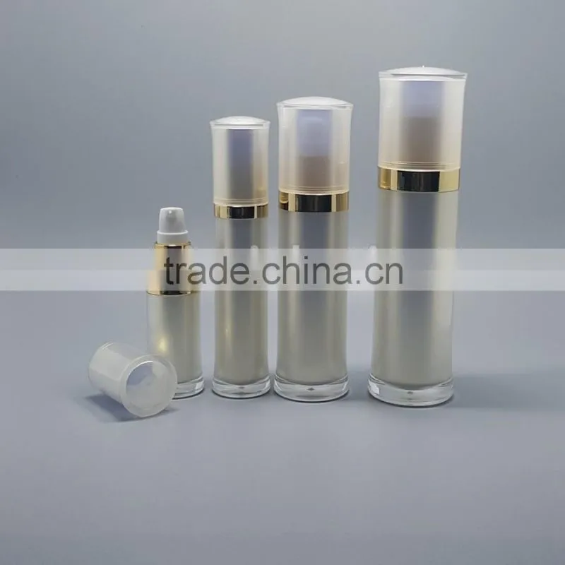 Mushroom Shape Plastic Acrylic Lotion Bottle Cosmetic Packaging ,Hot Sale Acrylic Cosmeitc Bottles For Skin Care