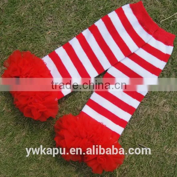 Hot sale fashion christmas baby leg warmers for baby