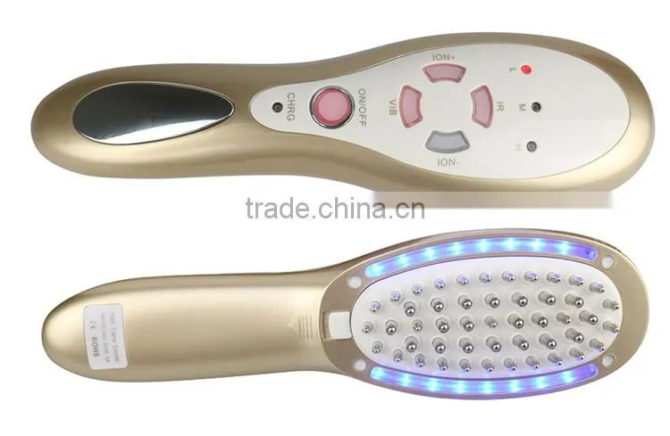 handheld best ion photon Vibration hair growth machine