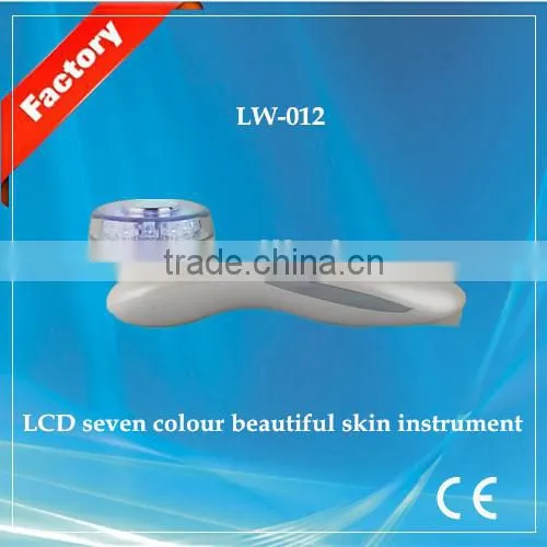 LCD Seven color beautiful skin machine lw-012