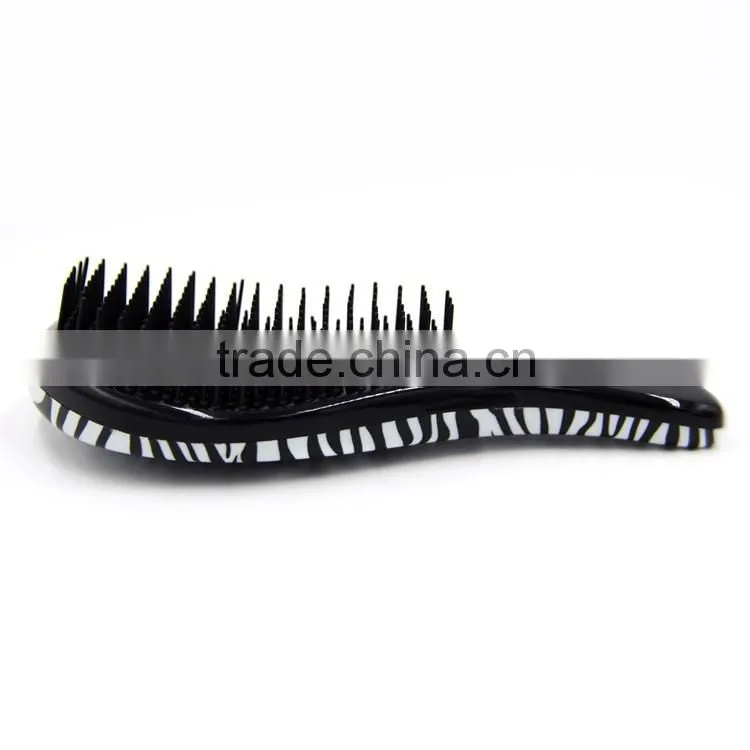 Leopard Magic Detangling Handle Tangle Hair Brush, Salon Styling Tamer Tool Comb