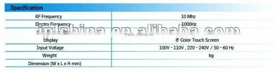 10Mhz RF Shock Wave Equipment CE