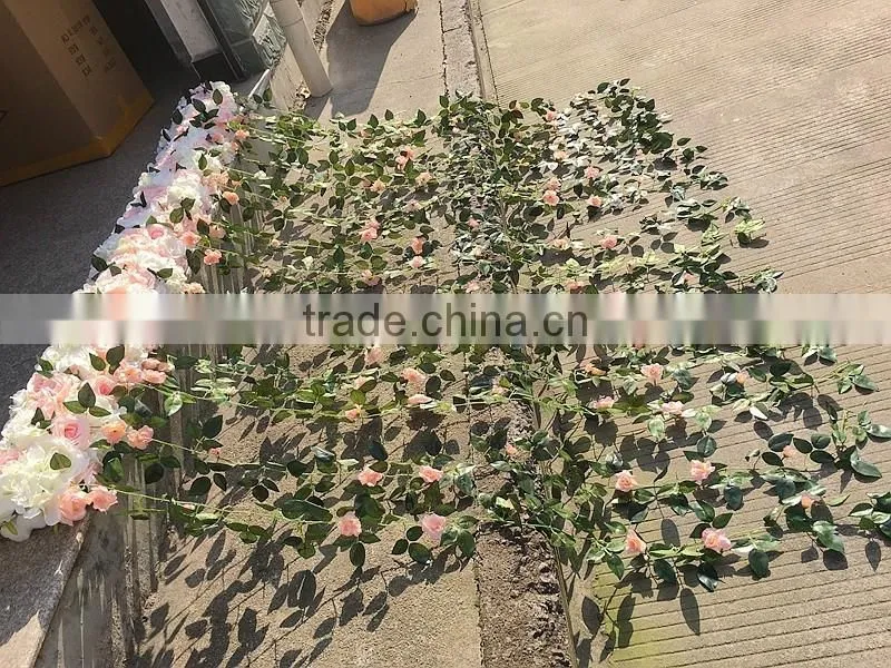 luxury 2m handmade coral and white hanging decorative flower arranging