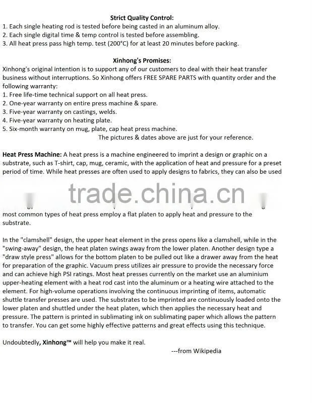 2015 Durable 9 IN 1 Combo Heat Press Machine HP9IN1-2