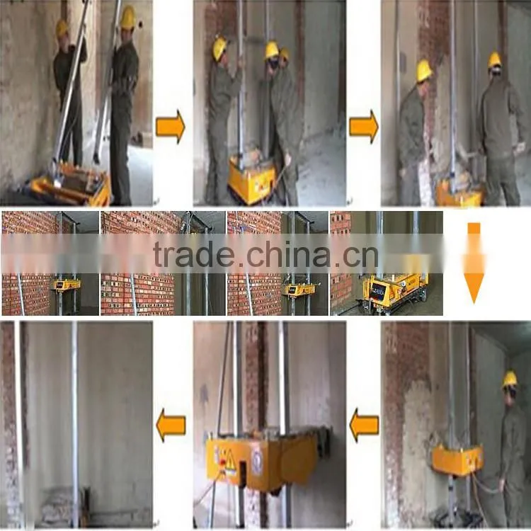 Neweek automatic gypsum mortar plastering for wall plastering machine price