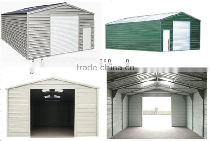 economical light steel structure garage